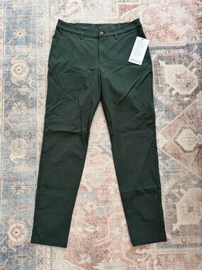 Lululemon Athletica Dark Green Slim Stretch ABC Golf Trouser